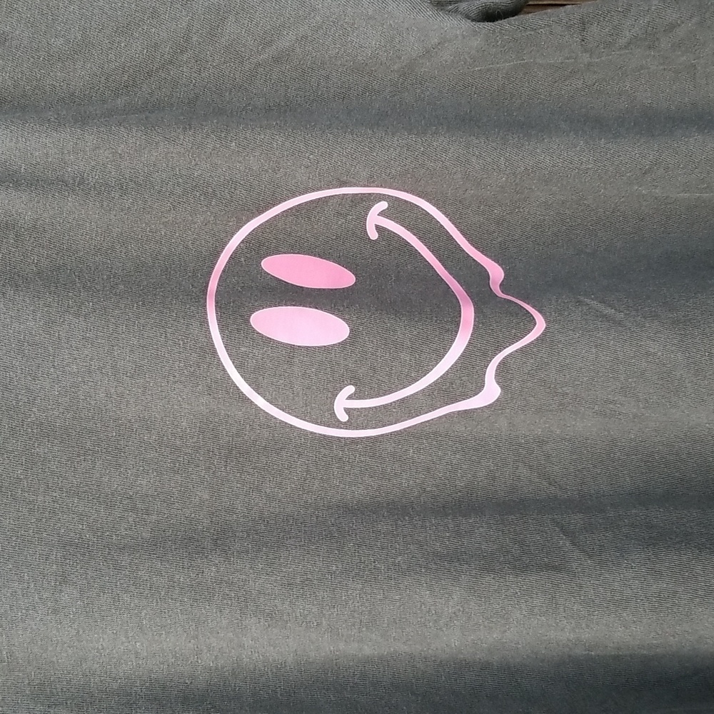 Vintage SMILEY FACE MILF T-shirt Size 40 Chest Bust MENS MEDIUM WOMENS Lg - Picture 2 of 7